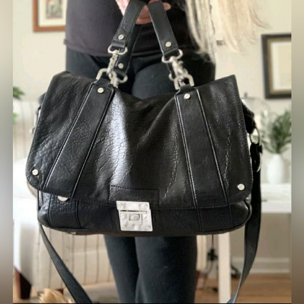 TORY BURCH Designer DAYTON LARGE CITY SATCHEL SHOULDER BAG Tote Purse